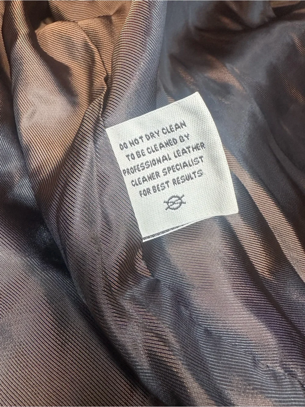 Pronto Uomo Brown Leather Bomber Jacket